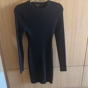 Good American black Bodycon Long Sleeve Dress - never worn or washed